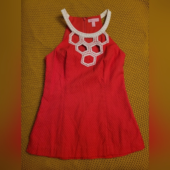 Lilly Pulitzer Tops - Lilly Pulitzer Cutout Halter Style Top, Size 2